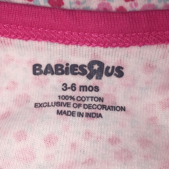 Babies R Us Infant Girls Floral Bodysuit Size 3-6M - Picture 4 of 8